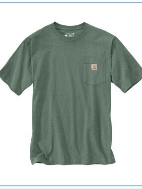 Carhartt Men’s Dark Green Pocket T-ShirtCarhartt Men's Loose Fit Pocket T-Sh